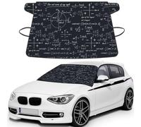 Formules mathématiques sans Couture avec des Formes géométriques,Housse de Pare-Brise de Voiture, Protection Pare-Brise - Résistante aux UV, à la poussière et à l'eau