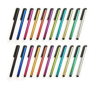 Formvan Stylus Pen Set de 22 unités pour appareils à écran Tactile universels, Stylet capacitif Multicolore pour SmartPad, téléphone Portable, Kindle, Tablette
