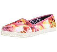Fornarina Avril Espadrilles pour Femme, Multicolore Flowers Red C650, 39 EU