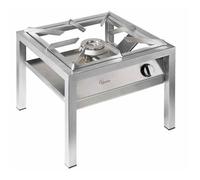 Fornellone au feu de gaz professionnel 1 cm 60x60x50 RS3386