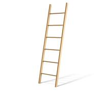 fornera F33 Échelle décorative en bois de hêtre massif, prête à l'emploi, plusieurs couleurs disponibles, H x l x P : 170 x 45 x 5 cm