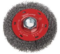 Forney Brosse métallique 72788 - Gros sertissage avec tige filetée de 5/8"-11-10,2 x 1,2 cm