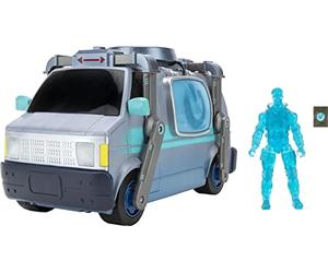 Fornite FNT0732 Fortnite Feature Deluxe Van, Electronic Vehicle with 4-inch Articulated Reboot Recruit (Jonesy) Figures and Accessory, Multi
