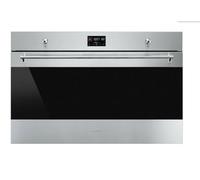 Smeg SF9302TX Four électrique multifonction, 90 cm, 115L, thermoventilé, vapeur propre, couleur inox satiné, anti-empreintes digitales, classe énergétique A+