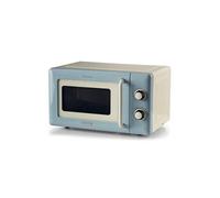 Ariete Micro-ondes mécaniques Vintage 800 W 20 L, 5 niveaux, minuterie 30 min – Bleu
