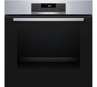 Bosch HBA171BS3 Série 2 Four encastrable Pyrolyse : nettoyage sans effort du four, écran tactile, cuisson uniforme, 10 programmes, acier, 60 x 60 cm