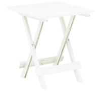 FORNOR 10043 Table Pliante Adige Blanche 43 x 45 x 50 cm