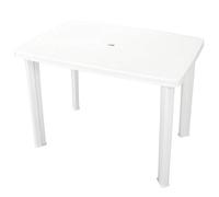 FORNOR 12033 Table DE Jardin FARETTO Blanche 101 x 68 x