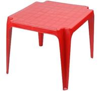 FORNOR 12112 TABLE EN PLASTIQUE POUR ENFANTS ROUGE 51 x 51 x 51 x