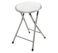 FORNOR 20722 Tabouret Pliant Blanc 30 x 30 x H 45