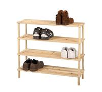 Fornord Meuble Range Chaussures 4 Niveaux Wood and co