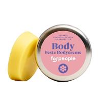 Forpeople Beurre corporel bio 40 g - Crème corporelle bio avec beurre de karité et cire d'abeille - Solide et végétalien - Pour peau sèche - Soin de karité pour homme et femme
