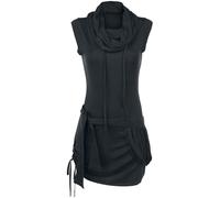 Forplay Red by EMP Femme Robe Courte Noire à col Montant S