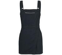 Forplay Robe Salopette Porte-Feuille Femme Robe Courte Noir M 100% Coton