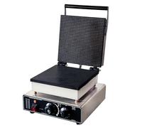 forplubossmmp Machine À Gaufres Professionnelle, Gaufrier Électrique Commercial avec Chauffage Uniforme Et Plaques Antiadhésives pour Cornets De Glace Et Desserts Squareeggrollcrepemachine