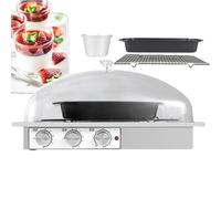 forplubossmmp Machine À Lever La Pâte Électrique/Kit D'outils De Fabrication De Pain Au Levain/avec Plateau À Pâte, Grille Et Tasse/Fermentation De Grande Capacité/Kit D'Équipement De Cuisson,L