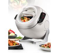 forplubossmmp Machine De Cuisson Automatique, Robot Sauté Intelligent avec Cuve Tambour Rotative 360°, Chauffage 3D 2000w, Capacité 6l, 3 Vitesses, Cuiseur Multifonction pour Riz Frit Et Friture