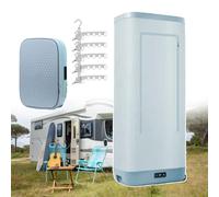 forplubossmmp Machine d'entretien des Vêtements Pliante | Sèche-Linge De Voyage avec roulettes | Machine À Repasser Automatique | Sèche-Linge Portatif | Sèche-Penderie (5 Portants À Vêtements),Blue