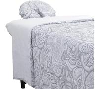 ForPro Ensemble de draps de Massage 3 pièces en Flanelle de qualité supérieure pour Tables de Massage avec Drap Plat de Massage, Drap-Housse et Housse pour Repose-Visage Blanc
