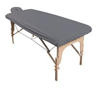 ForPro Housse imperméable pour table de massage - Ensemble de draps de protection pour tables de massage - Lavable en machine - Comprend un drap-housse de massage et une housse pour repose-visage