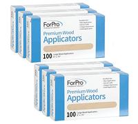 ForPro Lot de 100 applicateurs en bois de qualité supérieure, non stériles, grande taille, 15,2 cm (L) x 1,9 cm (l)