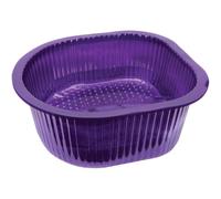 ForPro Lot de 50 doublures de bain universelles pour pédicure - 50 % plus épais - Convient aux bains de pieds et aux bains de pieds, violet