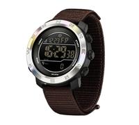 Forrader Montre militaire numérique tactile pour homme avec bracelet en nylon/silicone, montre de sport en plein air étanche avec compteur de calories, alarme, chronomètre, Sangle en nylon/couleur
