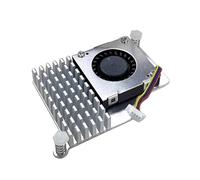 ForRaspberryPi Ventilateur de refroidissement actif à vitesse réglable en métal pour RaspberryPi5 Refroidisseur de carte de refroidissement en métal Accessoire de ventilateur à vitesse variable