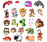 Forreen Aimants de Réfrigérateur 3D Dessin Animé Beaux Animaux,22 Pièces Magnet Frigo Enfant Colorés Creative Caoutchouc Aimants pour Réfrigérateur pour Écoles Maternelles Écoles Intérieure