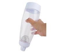 Forreen Distributeur Pate a Crepe 1000ML, Shaker Crepes,Mélangeur de Pâte Portable,Distributeur de Pate,Plastique Bouteilles à Presser avec Mélangeur à Boule pour Crêpes,Gaufres,Muffin,Cupcakes