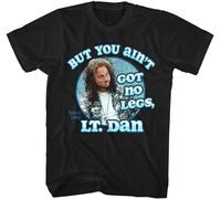 Forrest Gump Lt Dan You Ain't Got No Legs Men's T Shirt Lieutenant Gary Sinise Black 3XL