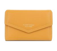 FORRICA Femmes Portefeuille Court Porte Monnaie Elégant Pochette Dames Fermeture Éclair Poche à Monnaie Porte Cartes PU Cuir Portefeuilles avec Boîte Cadeau Jaune