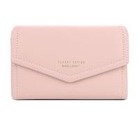 FORRICA Femmes Portefeuille Court Porte Monnaie Elégant Pochette Dames Fermeture Éclair Poche à Monnaie Porte Cartes PU Cuir Portefeuilles avec Boîte Cadeau Rose