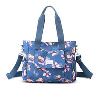 FORRICA Sac à Main Femmes Sacs à Bandoulière Grande Sac D'épaule Impression de Mode Imperméable Dames Sac Cabas avec Multi Poches Fleur G