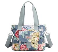 FORRICA Sac à Main Femmes Sacs à Bandoulière Grande Sac D'épaule Impression de Mode Imperméable Dames Sac Cabas avec Multi Poches Fleur F