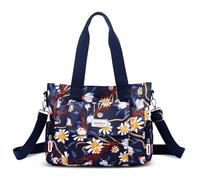 FORRICA Sac à Main Femmes Sacs à Bandoulière Grande Sac D'épaule Impression de Mode Imperméable Dames Sac Cabas avec Multi Poches Fleur K