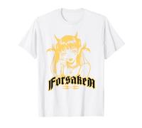 Forsaken Gothic Anime Art Girl Esthétique Punk Rocker Lover T-Shirt