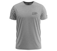 Forsberg Thyrison T-shirt à col rond avec logo de la poitrine Ours avec design Polygon de haute qualité robuste Gris clair mélangé pour homme - Gris - Medium