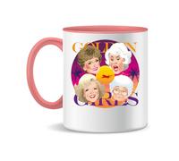 Forsca Golden Warhol Girls Miami Tasse à Thé et Café en Céramique, 330ml, Blanc Magique, Rose, Noir 330ml