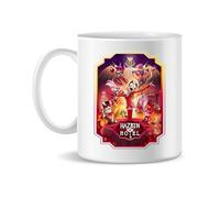 Forsca Hazbin Hotel Tasse à Thé et Café en Céramique, 300ml, Blanc Magique, Rose, Noir 330ml