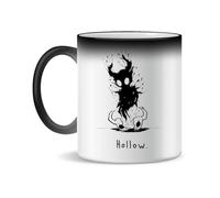 Forsca Hollow Void Hollow Knight Tasse à Thé et Café en Céramique, 300ml, Blanc Magique, Rose, Noir 330ml