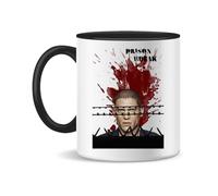 Forsca Prison Break Michael Scofield Tasse à Thé et Café en Céramique, 300ml, Blanc Magique, Rose, Noir 330ml
