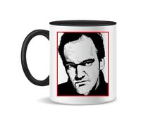 Forsca Quentin Tarantino Fine Art Tasse à Thé et Café en Céramique, 330ml, Blanc Magique, Rose, Noir 330ml
