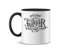 Forsca Toss A Coin To Your Witcher White Tasse à Thé et Café en Céramique, 330ml, Blanc Magique, Rose, Noir 330ml