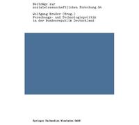 Forschungs- Und Technologiepolitik In Der Bundesrepublik Deutschland