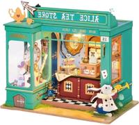 FORSMANO Mystère Maison de poupées miniature en bois en kit, avec 189 pièces de puzzle, décoration 3D DIY avec LED, cadeau magique pour enfants & adultes