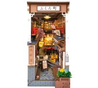FORSMANO Puzzle 3D DIY en bois avec 249 pièces de puzzle en bois, Sakura Wine Alley Set de coins de livres dans le style japonais, pour les bibliothèques de la maison de la famille