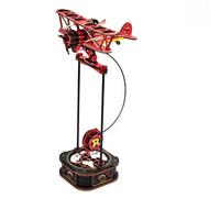 FORSMANO Puzzle 3D Modèle d'avion en bois, 163 pièces en bois assurent, Skys Captain - Kit de décoration d'équilibre créatif DIY pour adultes & enfants
