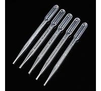 Forspero 100Pcs 1/2/3/5/10 Ml Pipettes De Transfert Jetables En Plastique Gradué Pasteur Pipette Compte-Gouttes Polyéthylène - 1 ml