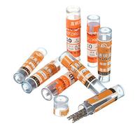 Forspero Lot de 10 forets hélicoïdaux à tige de 3,175 mm 0,2-0,9 mm, 0.4mm, 1